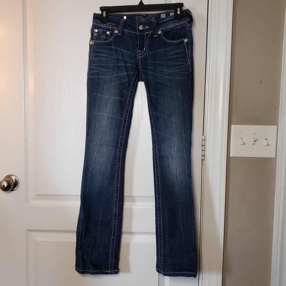 Miss Me Dark Wash Boot Cut Jeans